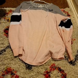Pink sweat shirt